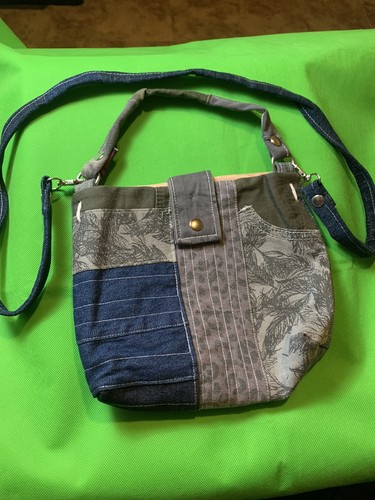 Borsa tracolla denim blu - a,