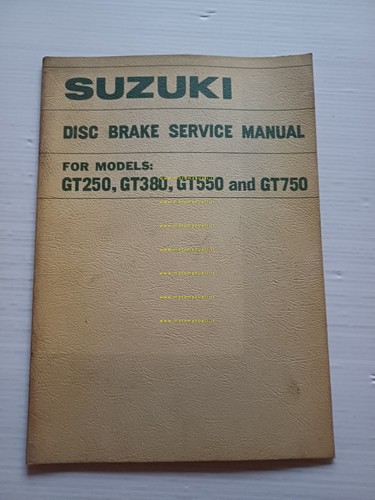 Suzuki 250 380 550 750 - suzuki, 1972