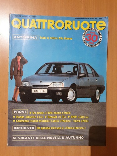 Quattroruote annata 1986 3 - annata, 1986.