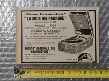 Antica pubblicità del 1926