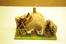 PRESEPE  - CAPANNA IN LEGNO E