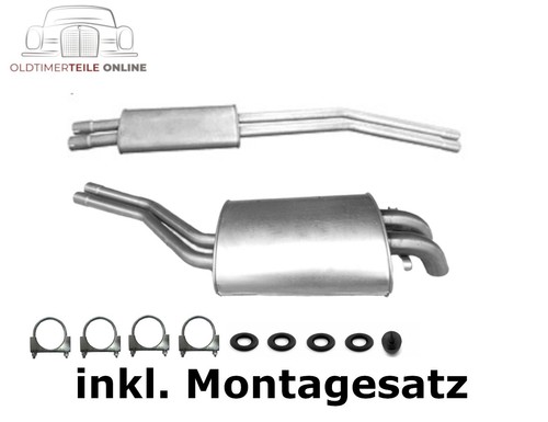 Scarico set mercedes slc - scarico,