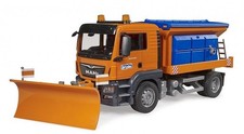 BRUDER, MAN TGS 4x2 camion per lo sgombero della neve con lama, 1/16,  BRU3785