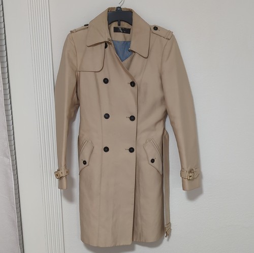 Trench donna beige lunghezza