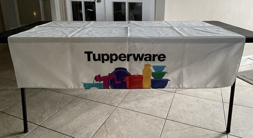 Tupperware tablecloth logo - tablecloth,