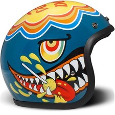 Casco Jet DMD Lollipop Retro Moto - Leggero, Sicuro, Vintage
