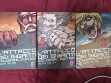 L'attacco Dei Giganti COLOSSAL EDITION 1-3, Ottime Condizioni