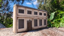 Plastico diorama edificio