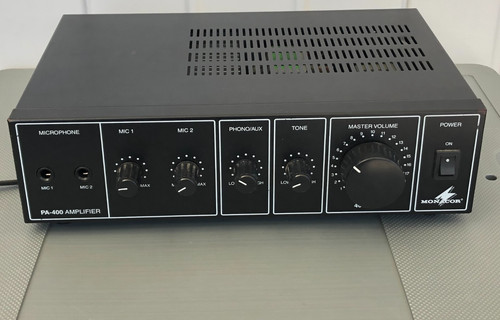 Amplificatore monacor 400 - amplificatore,