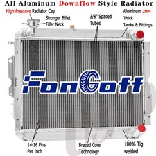 4Row Radiator Fit 80-1990