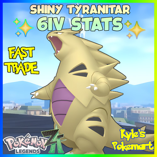 6iv shiny tyranitar - tyranitar, ✨