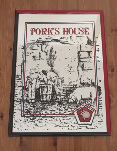 Specchio pubblicitario pork - specchio,