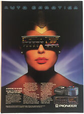 Pioneer Autoradio Auto Earotica 1987 Stampa Vintage Pubblicità 8x11 Pollici Decorazione Parete