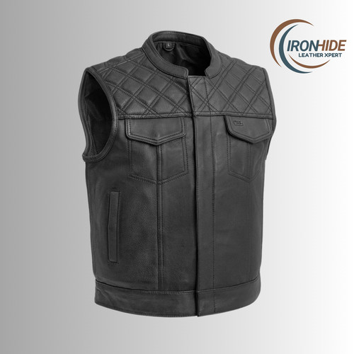 Gilet pelle moto - in, da