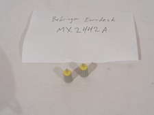 Set di (2) manopole gialle per