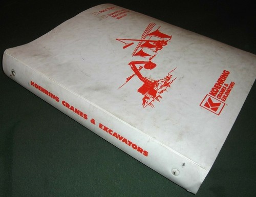 Koehring 866d manuale parti - 866d,