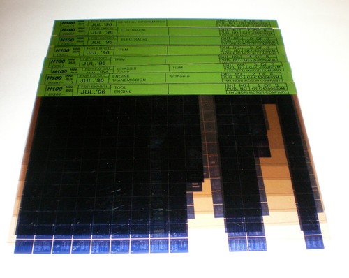 Microfiche catalogo ricambi - microfiche,