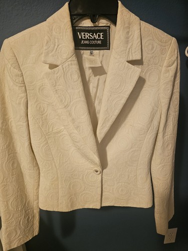 Giacca donna versace bianca - giacca,