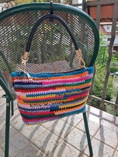 Borsa Uncinetto Modello Miu Miu,  Borsa Hand Made Borsa Croche Fatto A Mano 