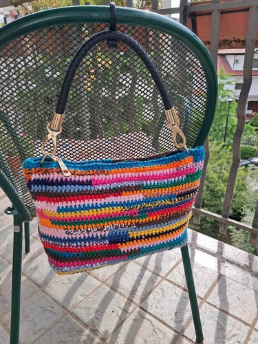 Borsa uncinetto modello miu - borsa,