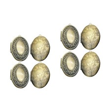 8 pezzi ciondoli ovali in