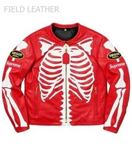 Giacca Pelle Uomo Moto