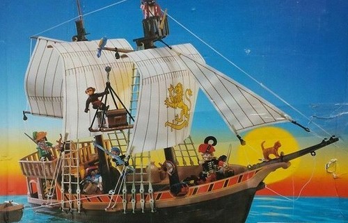 Playmobil galeone pirati parti - galeone,