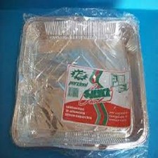 48 PZ Contenitori alluminio 12 porzioni