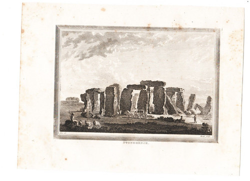 Stonehenge vecchia stampa - stonehenge,