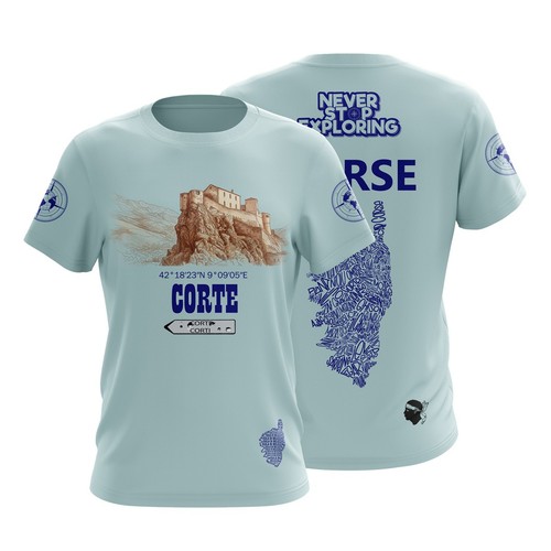 Maglietta corte corsica - maglietta,