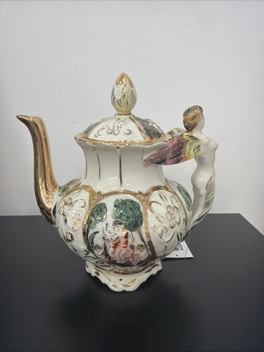 Teiera ceramica capodimonte - di,