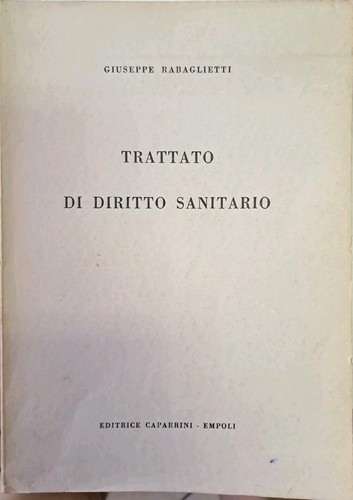 Trattato diritto sanitario - trattato,