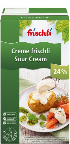 Frischli crema acida per - 24%,