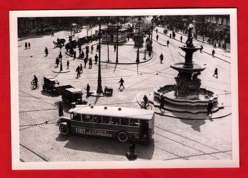 Bus postcard kálvin - tér, &