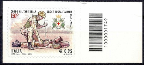 Italia 2016 croce - italia, rossa