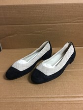 ballerine trapuntate chanel bi colore - bicolor chanel quilted ballet flats