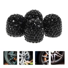  4 Pcs Shining Decoration for Car Wheels Tappi Per Gomme Auto Accessori Bling