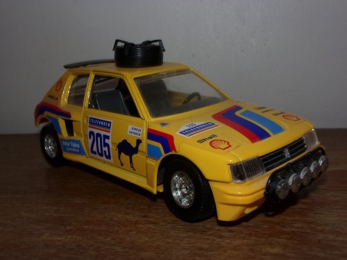 Burago peugeot 205 turbo - burago,