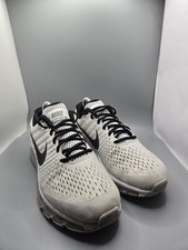 Scarpe da corsa Nike Air Max 2017 da uomo taglia 8 Oreo 849559-100 rare