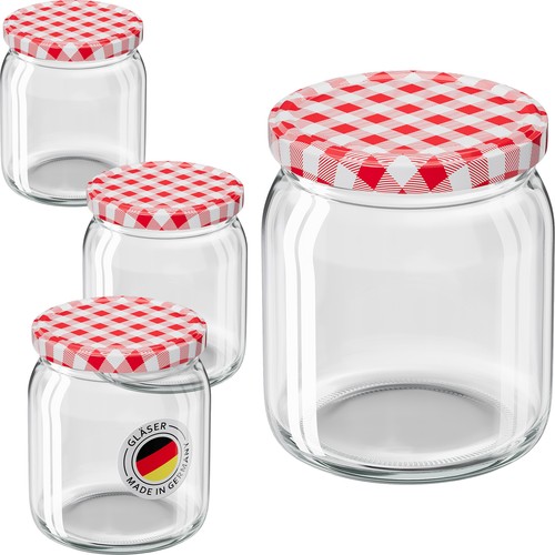 Barattoli con coperchio vite - barattoli,