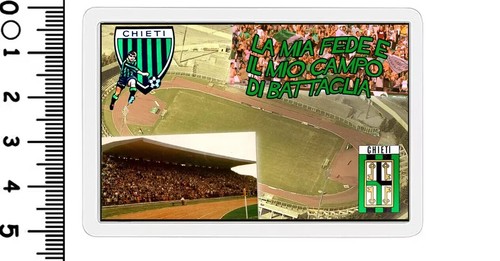 Foto magnete calcio figurina - foto,