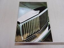 DEPLIANT ORIGINALE BENTLEY TURBO R CONTINENTAL MULSANNE ETC BROCHURE PROSPEKT