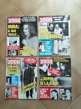 MINA ORNELLA VANONI MARCELLA BELLA LOTTO 4 RIVISTE NOVELLA 2000 DEL 1978 E 1979