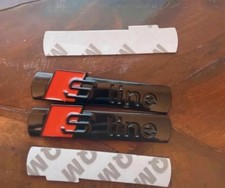 2 x  LOGO  Sline AUDI S Line