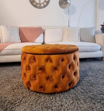 Nuovo pouf contenitore rotondo