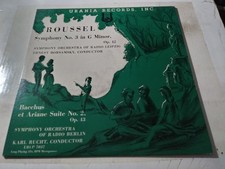 Ernest Borsamsky & Karl Rucht - ROUSSEL NM Original Mono URANIA LP Record 1952