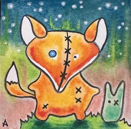 Stitch fox 5x2 - fox, amy