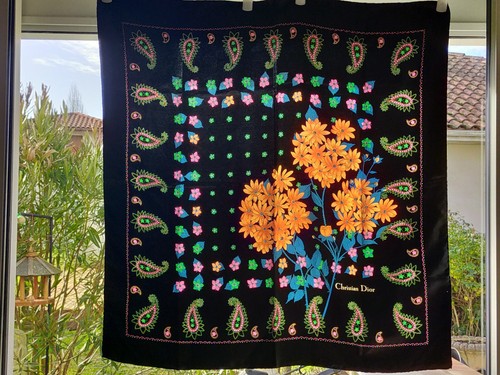 Foulard vintage christian - vintage,