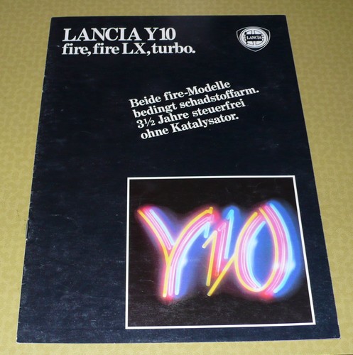 Brochure lancia y10 fire - lancia,