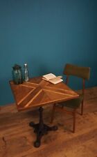 TAVOLO DA BISTROT CAFE' FRANCIA BASE GHISA LEGNO MASSICCIO FINE 800 DA COLAZIONE